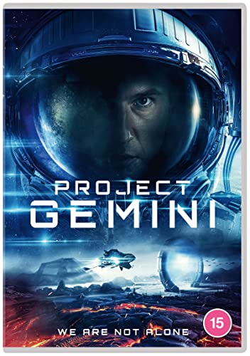 DVD cover for "Project Gemini" featuring an astronautās face and spacecraft.