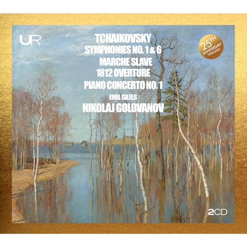 CD cover: winter landscape with trees, text listing Tchaikovsky compositions.