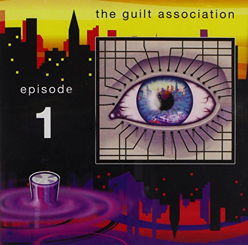 CD cover with an eye graphic, city skyline, and text “episode 1”.