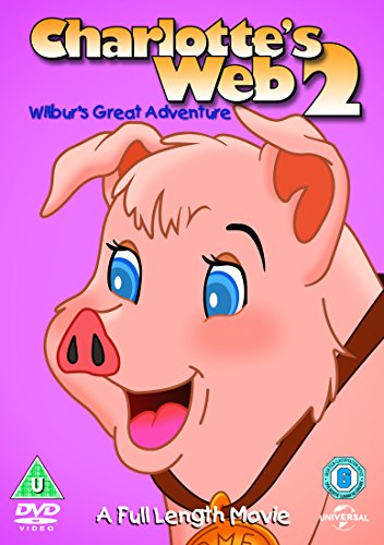 DVD cover featuring a cartoon pig with blue eyes against a purple background.