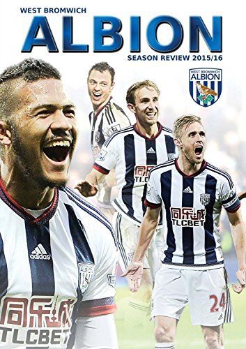 West Bromwich Albion football players on the cover of a 2015/16 season review DVD.