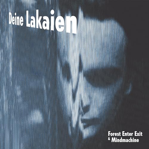 Deine Lakaien album cover: blurred portrait with text overlay.