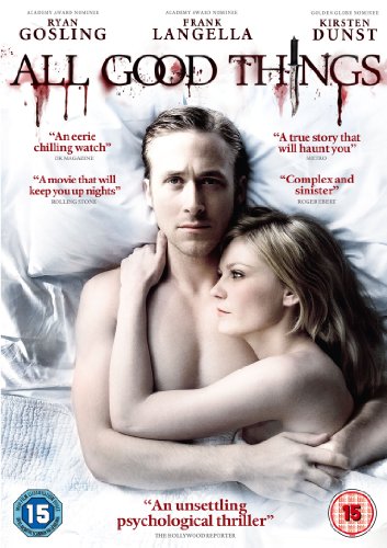 DVD cover for "All Good Things" featuring a man and woman in bed together.