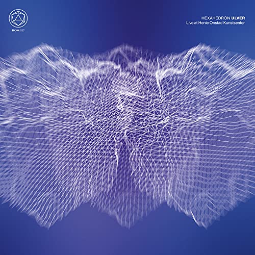 CD cover for Ulver’s “Hexahedron” featuring abstract blue line art.