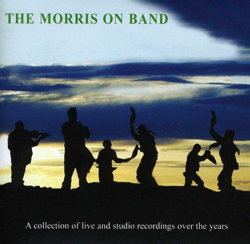 "CD cover featuring silhouetted dancers against a cloudy sky, with green title text at the top."