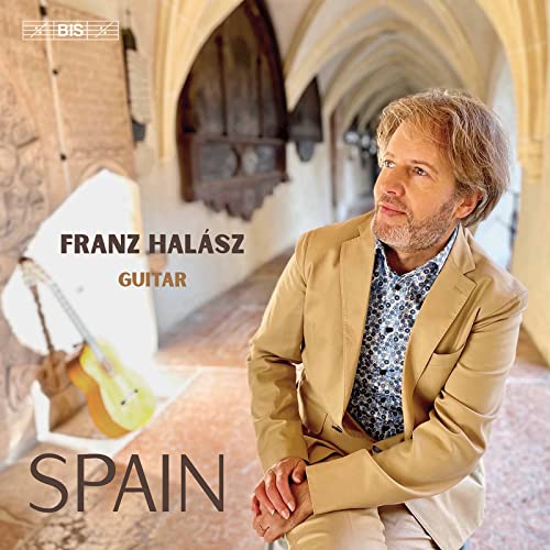 CD cover featuring guitarist Franz Halász in a stone archway.