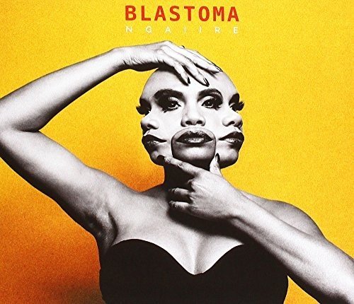 Ngaiire’s “Blastoma” CD cover: a woman with multiple overlaid faces.