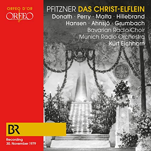 CD cover for Pfitzner’s “Das Christ-Elflein” featuring a church interior.