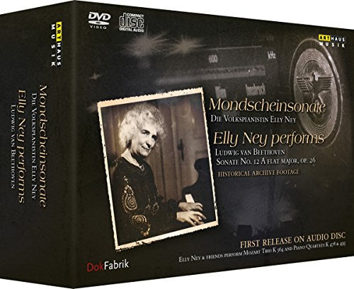 CD cover with a black-and-white photo of a woman playing the piano.