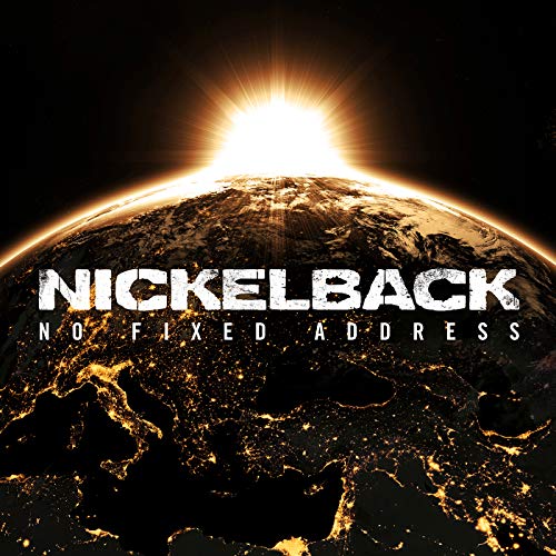 Nickelback album cover: Earth from space with bright sun and text.