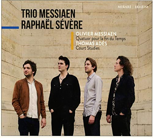 CD cover featuring four musicians against a stone wall background.