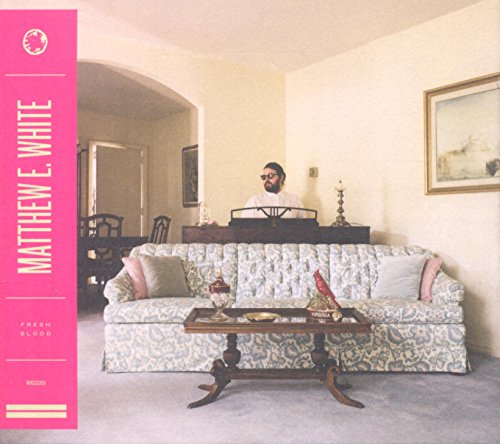Album cover: man at piano in a vintage living room.
