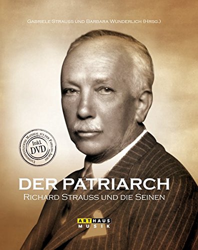 DVD cover featuring a portrait of composer Richard Strauss in sepia tones.