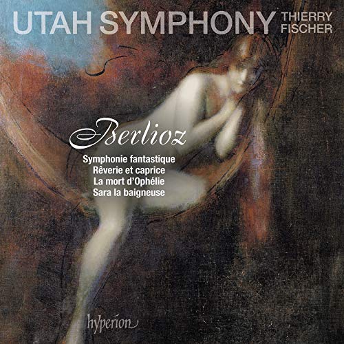 A classical music CD cover featuring a nude woman in a dark, abstract background.