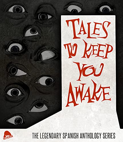 Blu-ray cover for "Tales To Keep You Awake" with many eyes.
