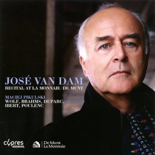 "CD cover featuring a close-up of a man's face with text and logos."