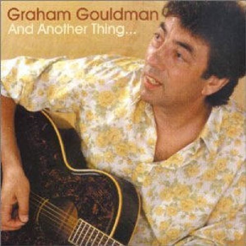 "Album cover featuring Graham Gouldman holding a guitar, wearing a yellow floral shirt."