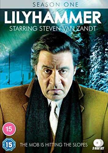 Lilyhammer Season 1 DVD cover featuring Steven Van Zandt in a stern pose.