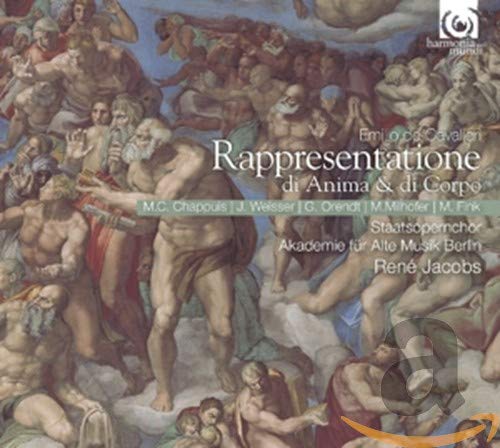CD cover for "Rappresentatione di anima et di corpo" featuring Renaissance art.