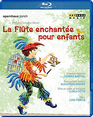 "Blu-ray case cover featuring a cartoon bird-man character with a birdcage on his back."
