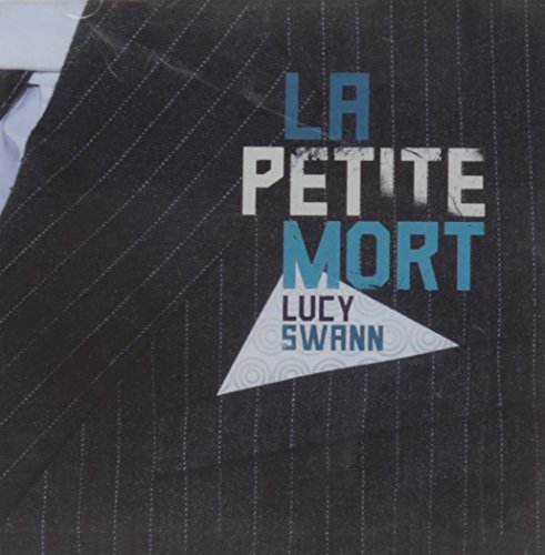 "Album cover with 'La Petite Mort' text on a pinstriped suit background."
