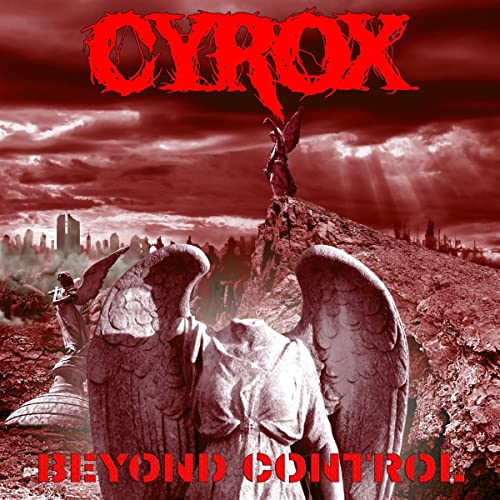 CD cover for Cyrox - Beyond Control, featuring winged figures and a dark landscape.