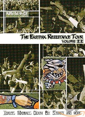 DVD cover featuring concert crowds, a snarling dog, and band logos.