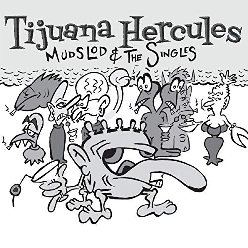 CD cover: grayscale cartoon crowd with exaggerated expressions.