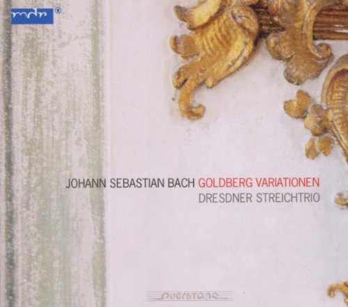 CD cover for Dresdner Streichtrio’s Goldberg Variations by Bach.
