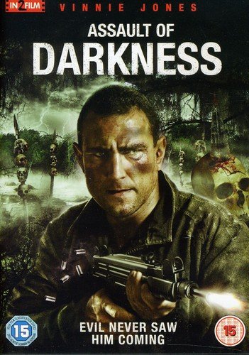 DVD cover featuring Vinnie Jones holding a flamethrower with skulls and zombies in the background.