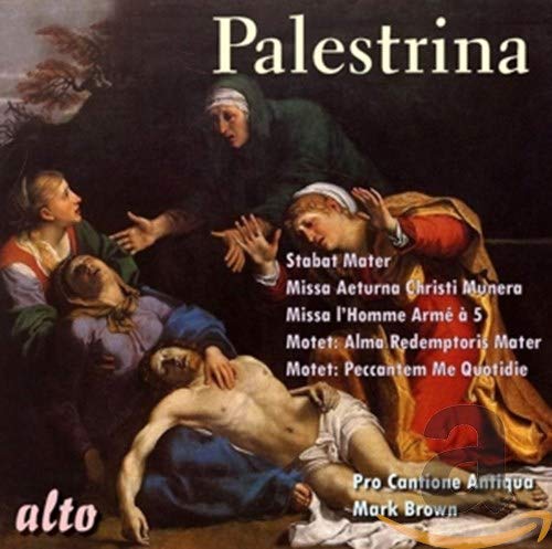 CD cover depicting a Renaissance painting of the Lamentation of Christ.
