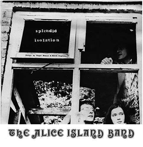 Black and white album cover featuring a window with people looking out.