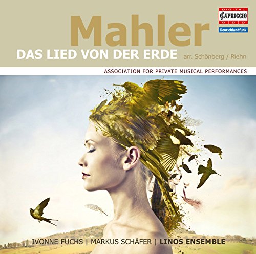 CD cover for Mahler’s “Das Lied Von Der Erde” with woman and birds.