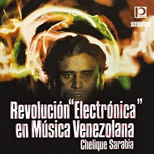 Album cover with a man's face surrounded by swirling lights and text.