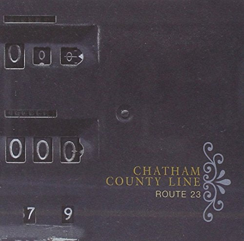 Dark gray CD case with gold text "Chatham County Line Route 23" and decorative design.