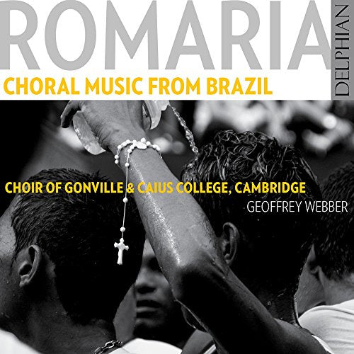 "CD cover with black-and-white image of men, one wearing a rosary, with text overlay."