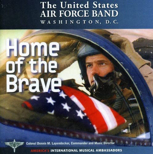 CD cover featuring a pilot in a cockpit with a US flag.