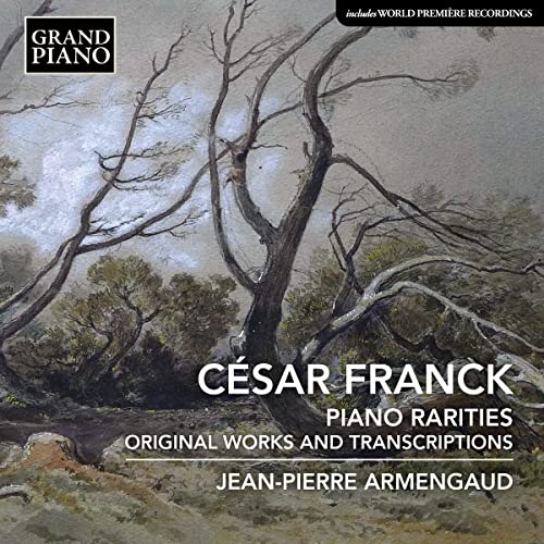 CD cover: painting of bare trees with text "César Franck Piano Rarities".