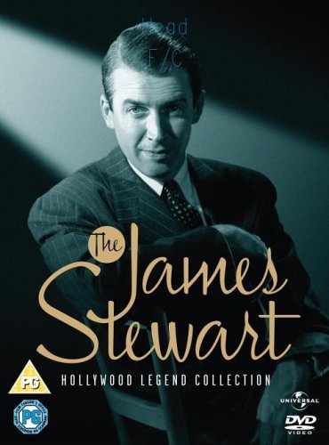 James Stewart portrait on DVD cover, with title and rating logos.