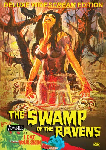DVD cover for "The Swamp," featuring a woman emerging from water.