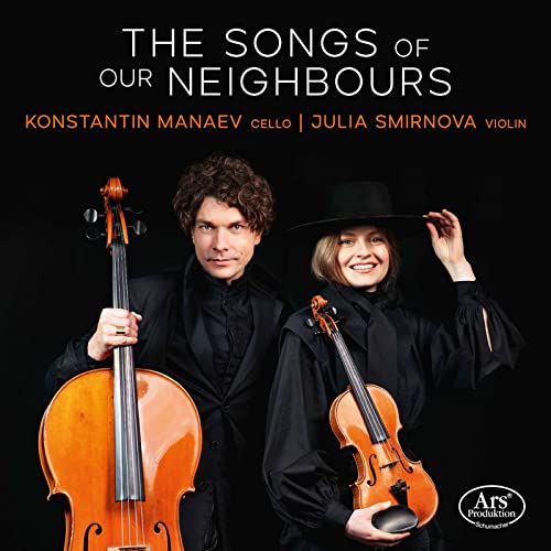 CD cover featuring two musicians with cello and violin.