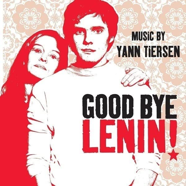 Good Bye Lenin!" soundtrack vinyl cover featuring two people in red.
