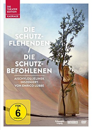 DVD cover featuring a person in beige robes embracing a small tree.