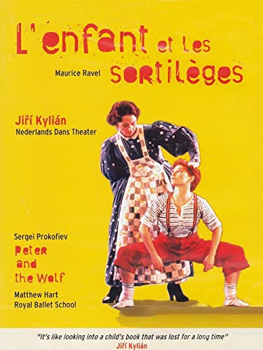 DVD cover featuring two ballet dancers on a yellow background with red and black text.