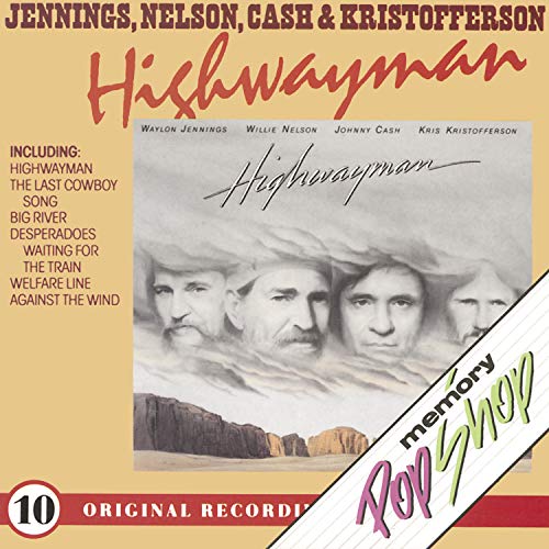 CD cover featuring portraits of Waylon Jennings, Willie Nelson, Johnny Cash, and Kris Kristofferson.
