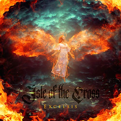Painted album cover featuring a dark horse with a rider and abstract figures.