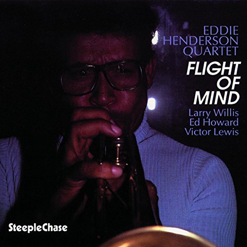 Eddie Henderson Quartet "Flight Of Mind" CD cover with portrait of musician.
