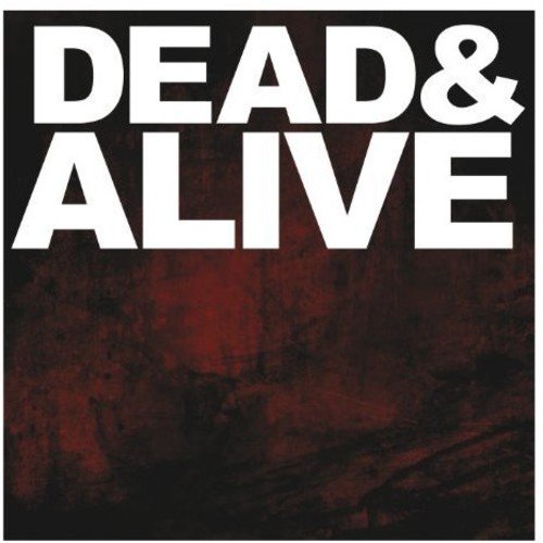 "Dead & Alive DVD cover with bold white text on a dark red background."