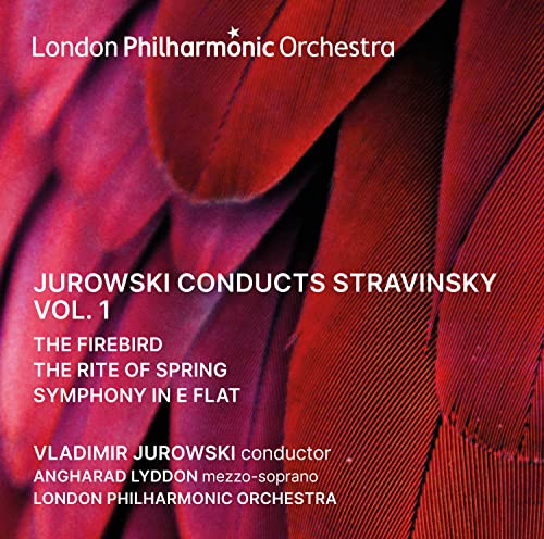 CD cover for Stravinsky’s “The Firebird” and “The Rite of Spring” by Jurowski.