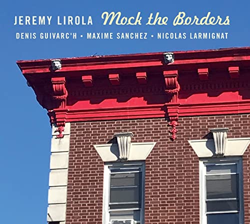 CD cover for "Mock The Borders" featuring a red brick building facade.